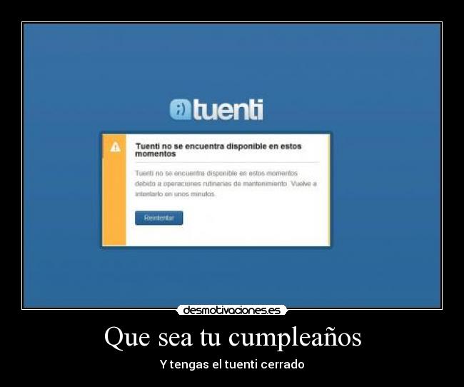 Que sea tu cumpleaños - 