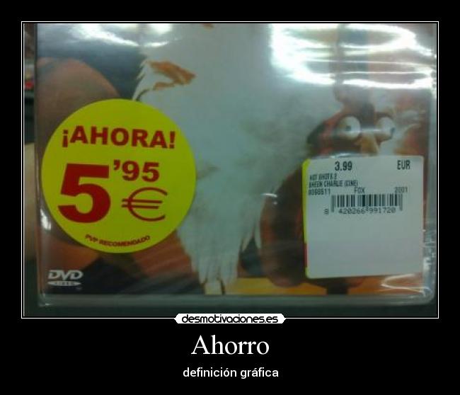 Ahorro - definición gráfica
