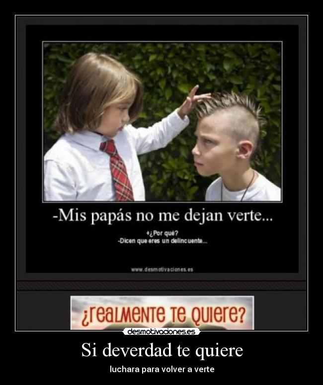 Si deverdad te quiere - luchara para volver a verte