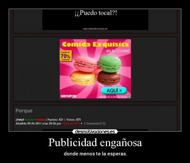 Publicidad engañosa -