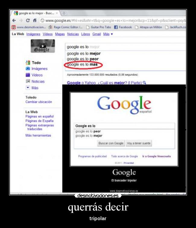 querrás decir - tripolar