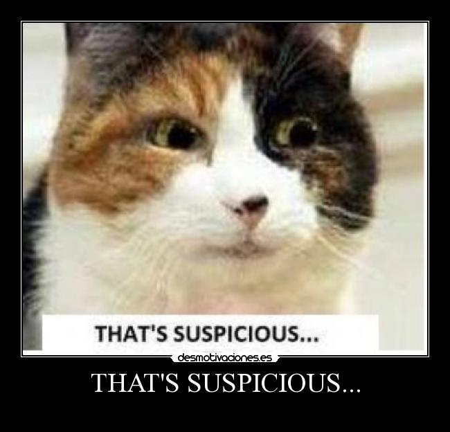 THATS SUSPICIOUS... -