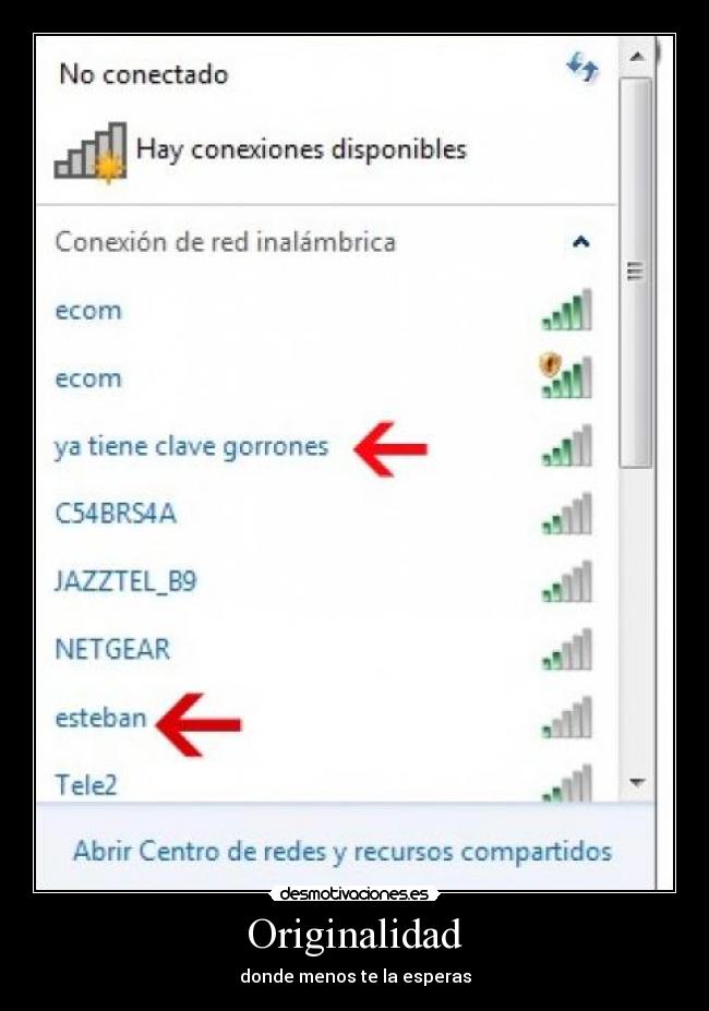 Originalidad - donde menos te la esperas