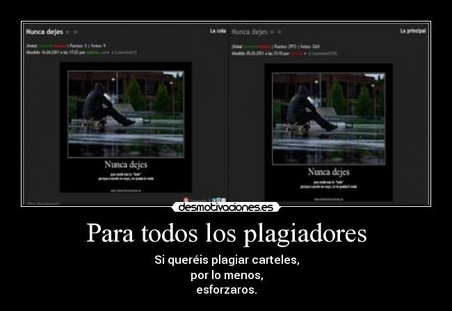 Para todos los plagiadores - 