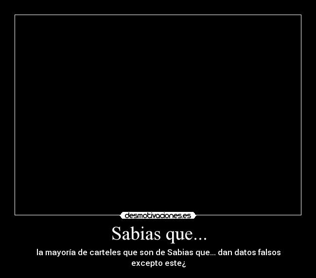 Sabias que... - 