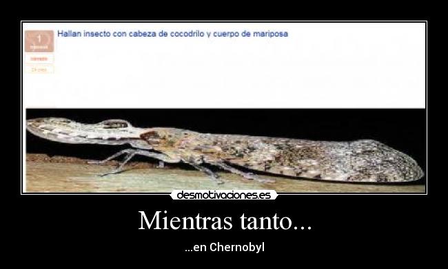 Mientras tanto... - ...en Chernobyl