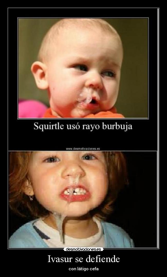 Ivasur se defiende - con látigo cefa