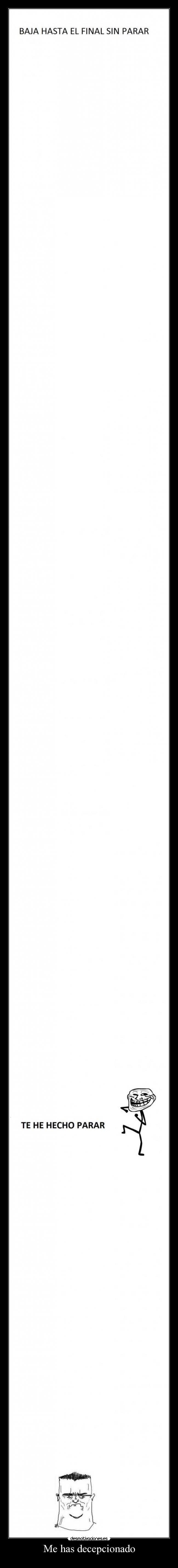 Me has decepcionado - 