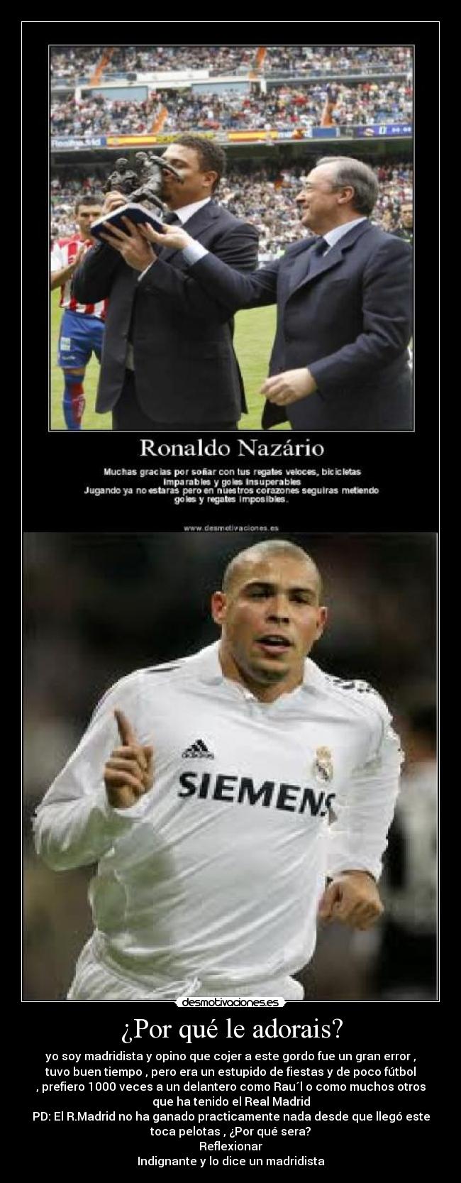 ¿Por qué le adorais? - 