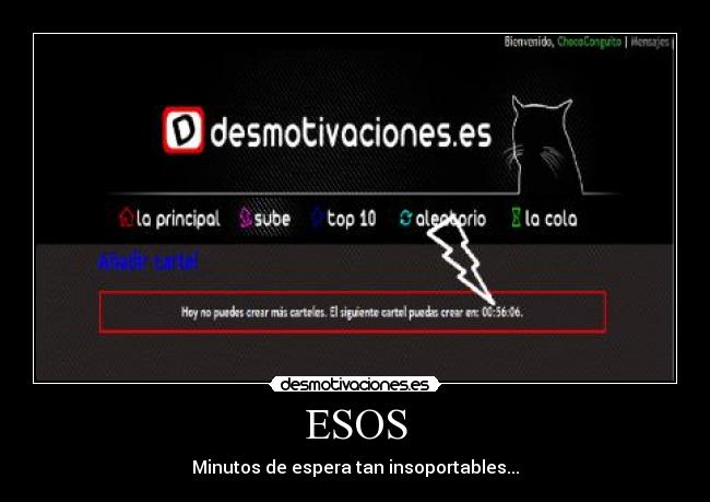 ESOS - Minutos de espera tan insoportables...