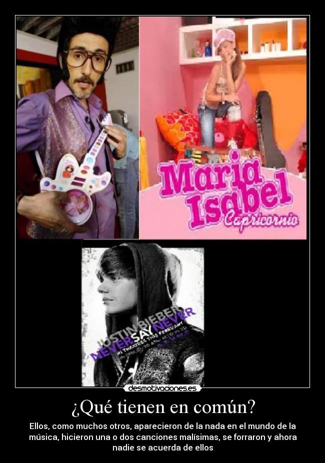 ¿Qué tienen en común? -