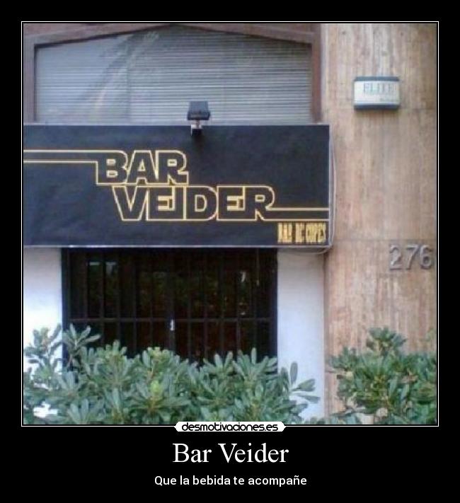 Bar Veider - Que la bebida te acompañe