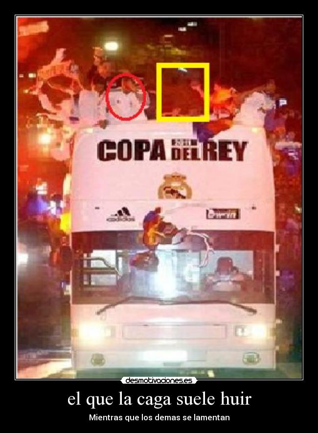 el que la caga suele huir - Mientras que los demas se lamentan