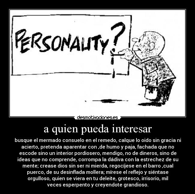 a quien pueda interesar -