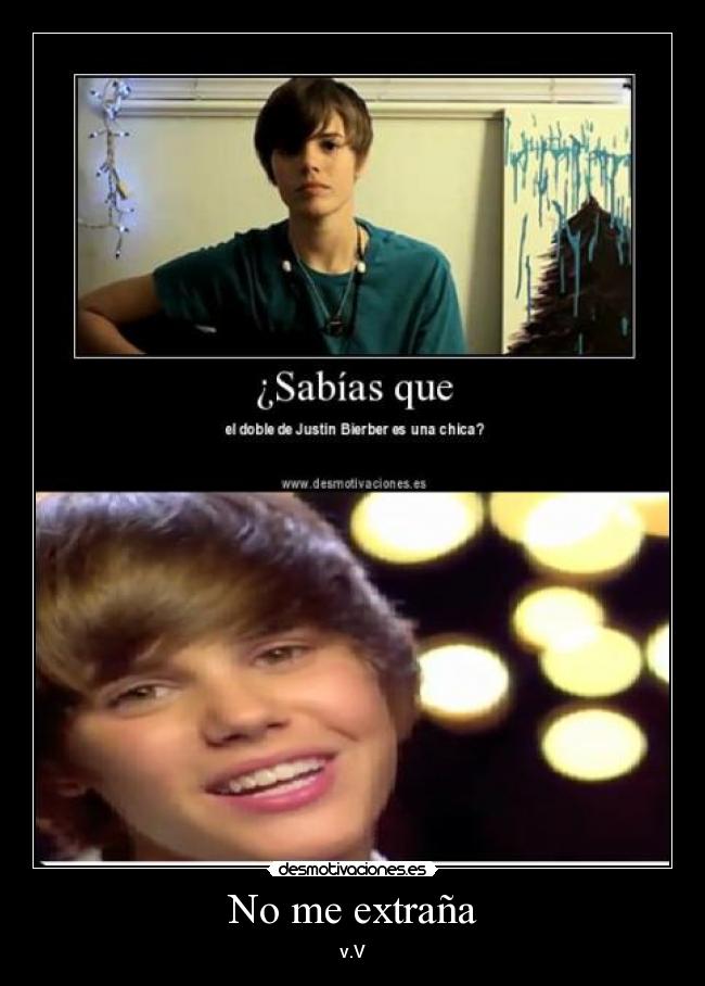 No me extraña - v.V