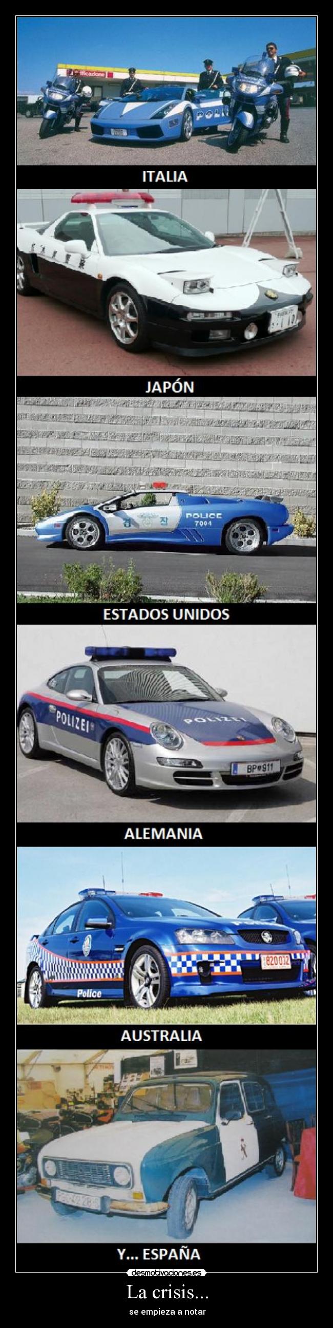 La crisis... - se empieza a notar