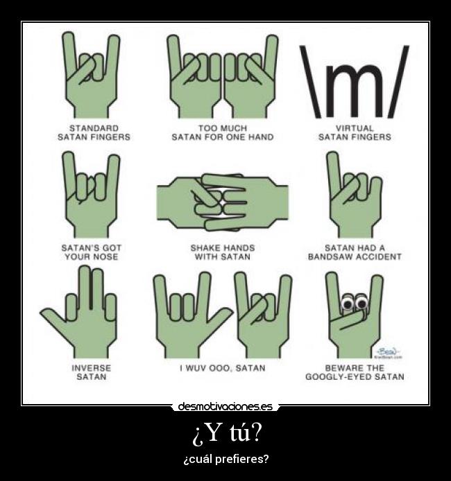 ¿Y tú? - ¿cuál prefieres?