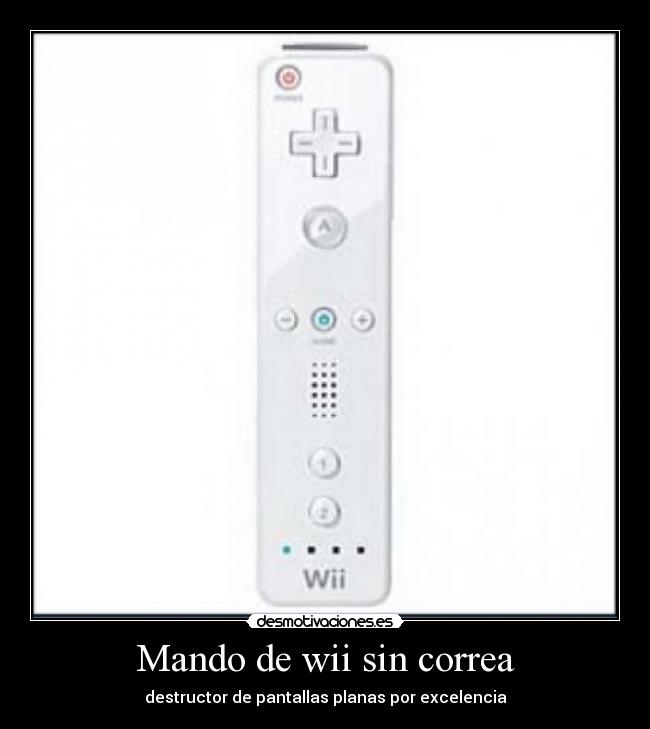Mando de wii sin correa -