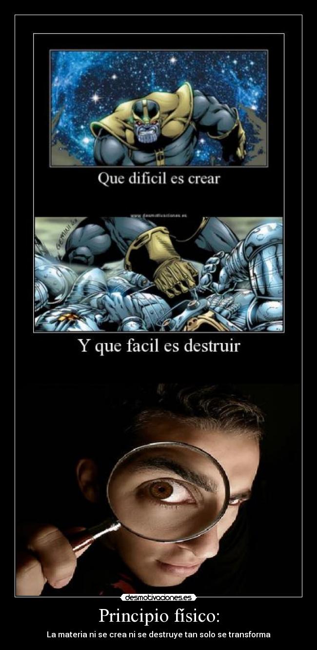 Principio físico: -