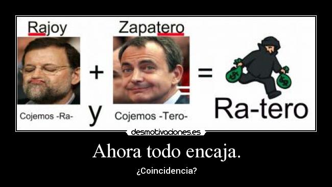 Ahora todo encaja. -