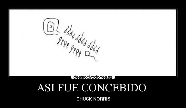 ASI FUE CONCEBIDO  - CHUCK NORRIS