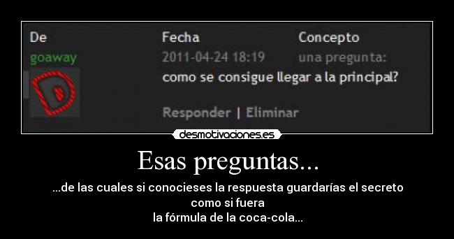 carteles preguntas desmotivaciones