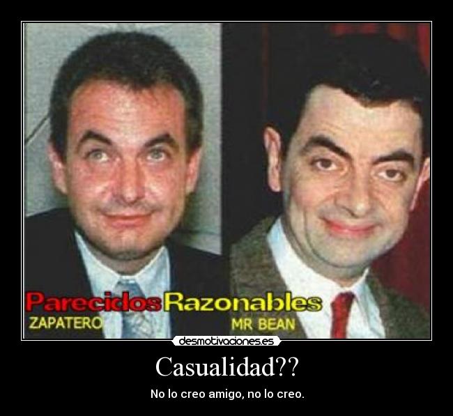 Casualidad?? -