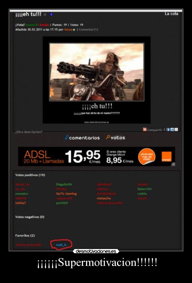 ¡¡¡¡¡¡Supermotivacion!!!!!! -