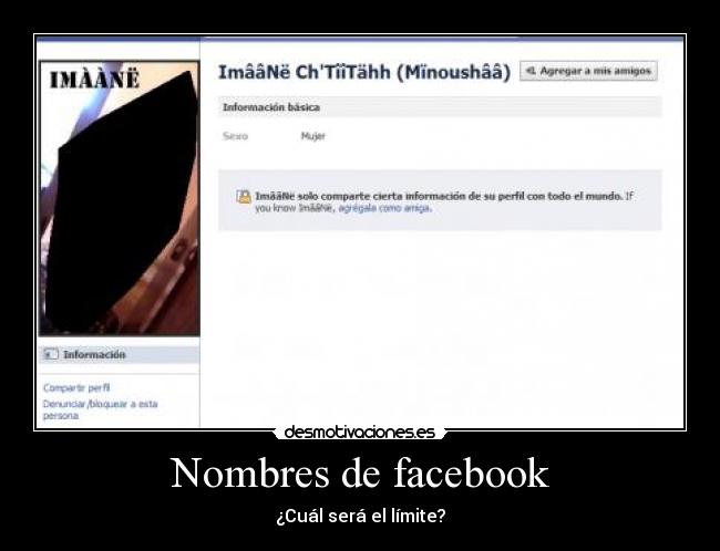 Nombres de facebook - ¿Cuál será el límite?