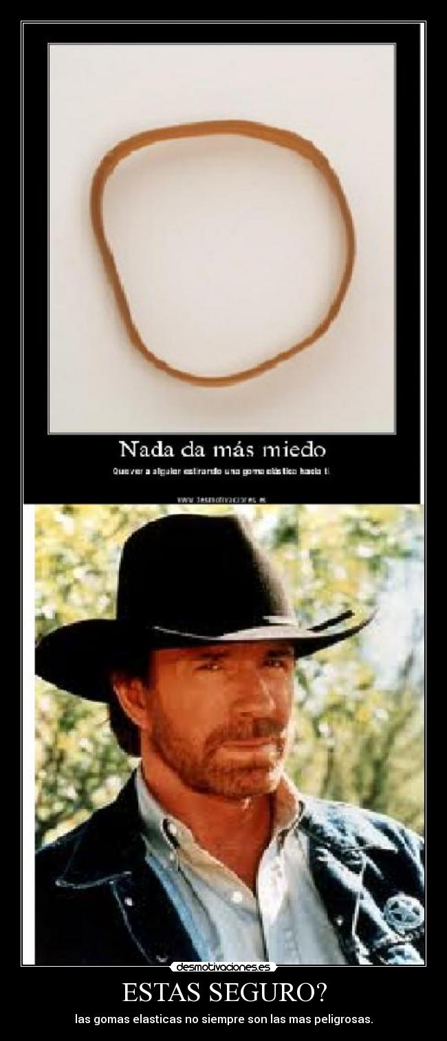 ESTAS SEGURO? -