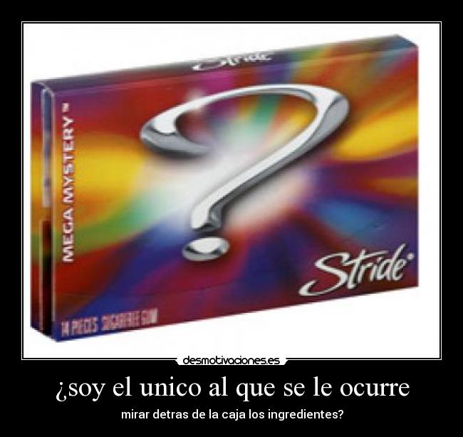 ¿soy el unico al que se le ocurre -