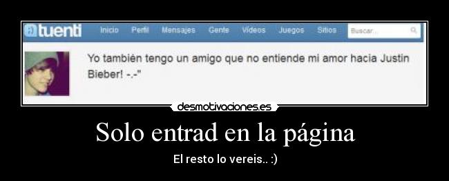 Solo entrad en la página -