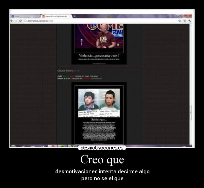 Creo que - 