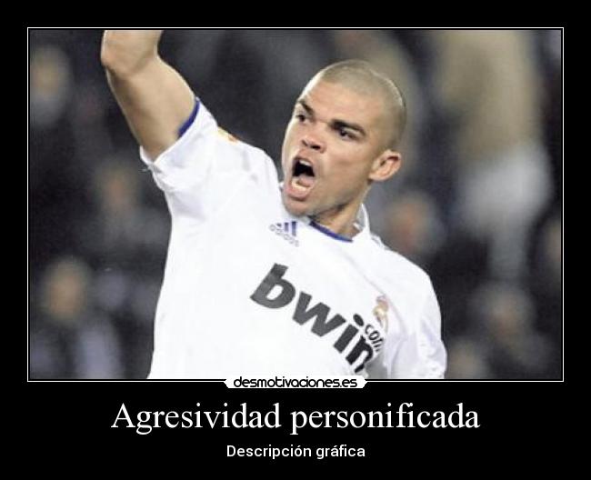 Agresividad personificada - Descripción gráfica