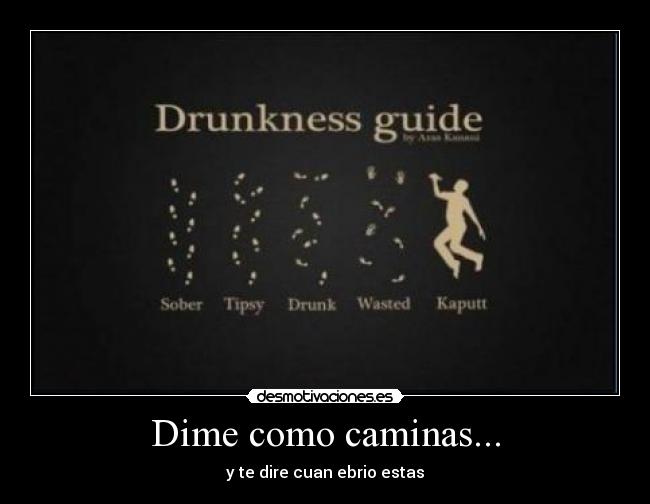 Dime como caminas... - 
