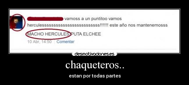 chaqueteros.. -