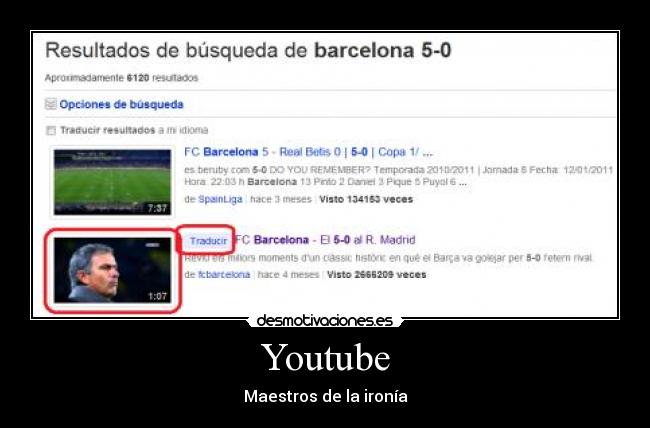 Youtube - Maestros de la ironía