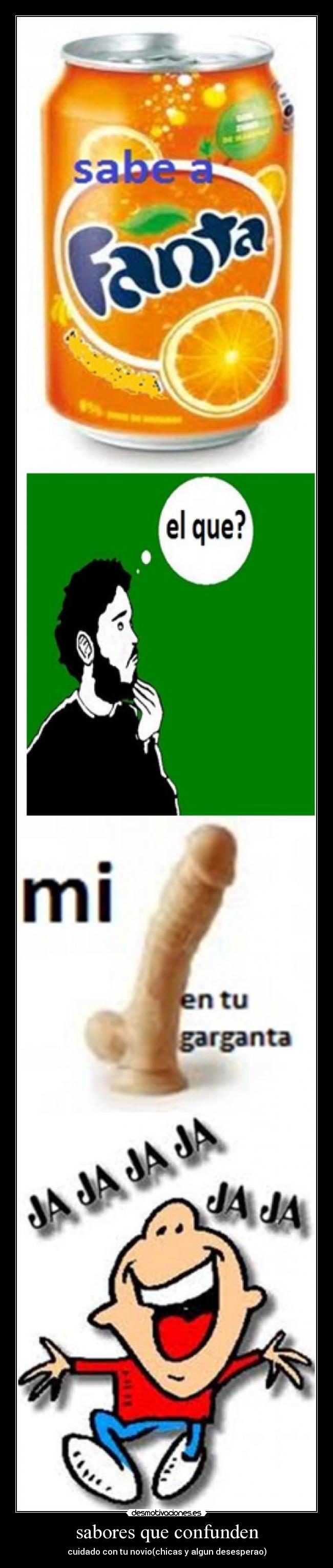 sabores que confunden -