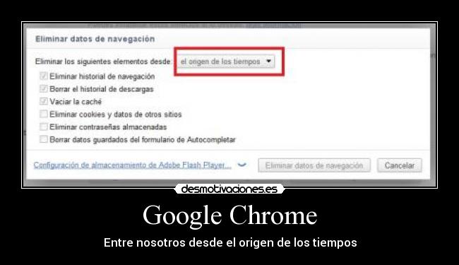 Google Chrome - Entre nosotros desde el origen de los tiempos