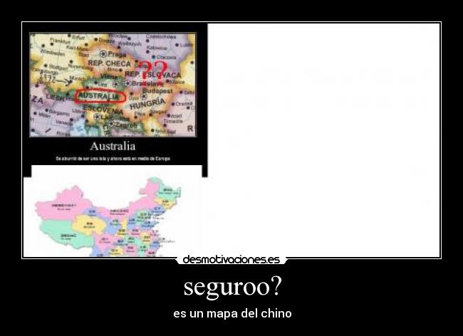 seguroo? - es un mapa del chino