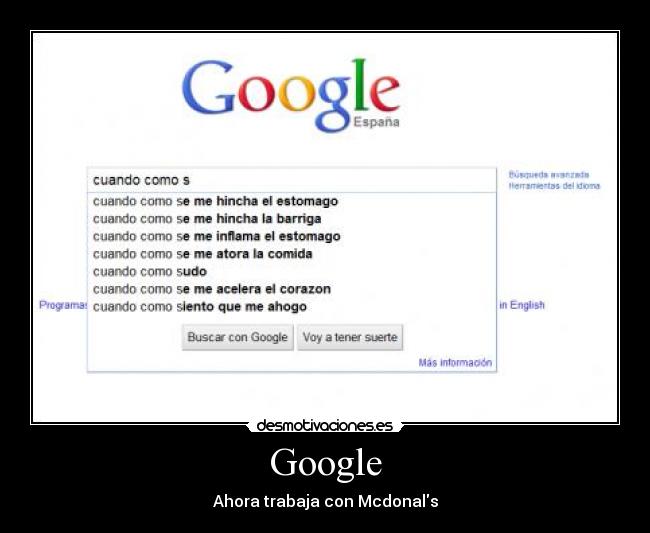 Google - Ahora trabaja con Mcdonals
