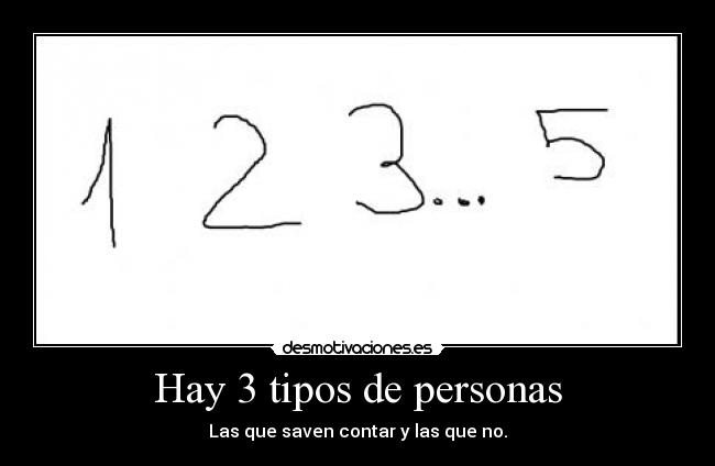 carteles tipos personas desmotivaciones