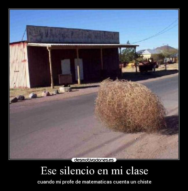 Ese silencio en mi clase - 