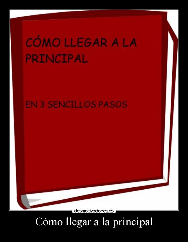 Cómo llegar a la principal -