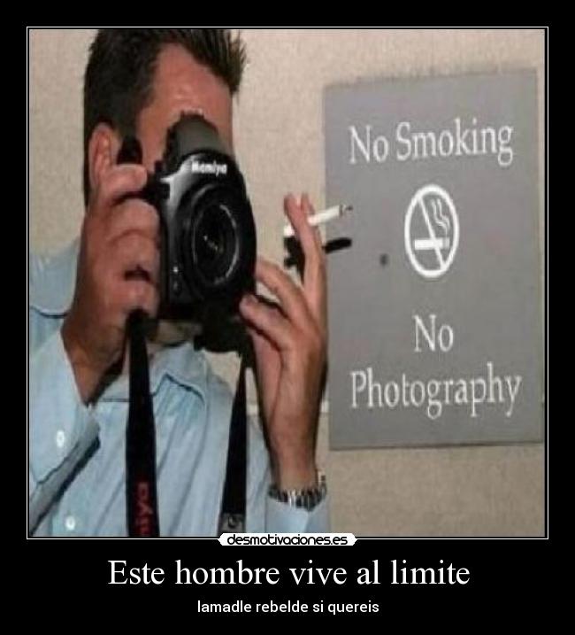 Este hombre vive al limite -