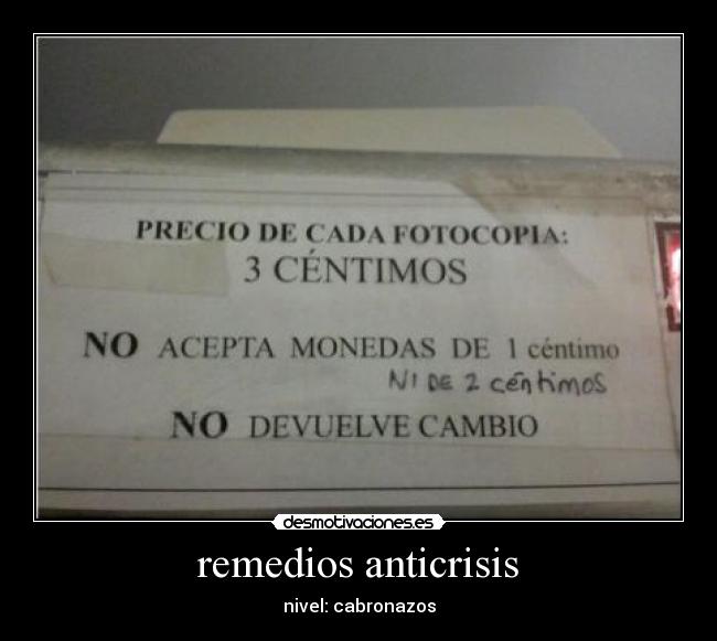 remedios anticrisis -