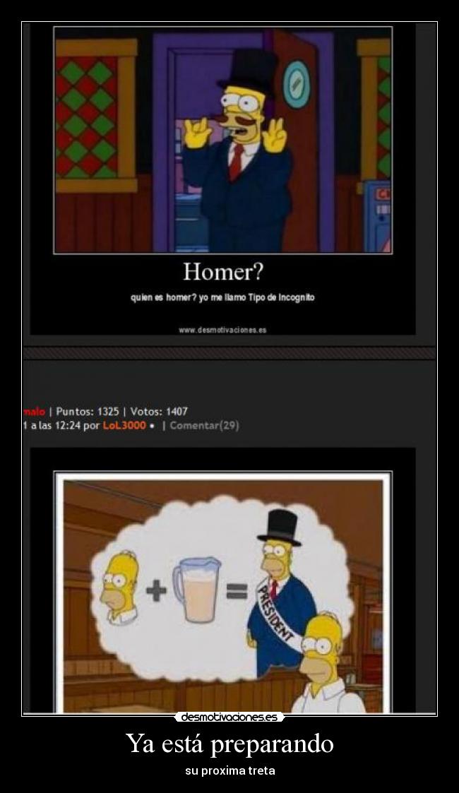 Ya está preparando - su proxima treta