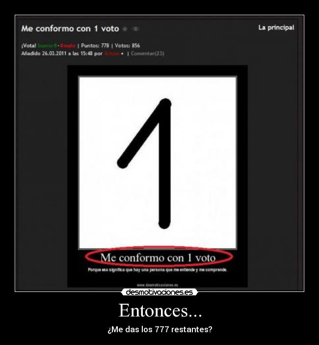 Entonces... -