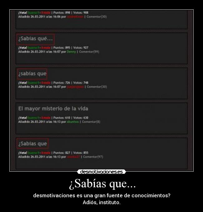 ¿Sabías que... -