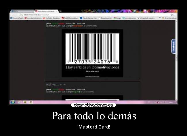 Para todo lo demás - ¡Masterd Card!
